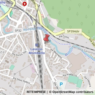 Mappa Via XXV Aprile, 9, 21014 Laveno-Mombello, Varese (Lombardia)