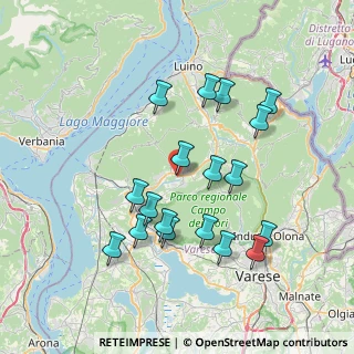 Mappa Via Prati Comuni, 21030 Cuveglio VA, Italia (7.26111)