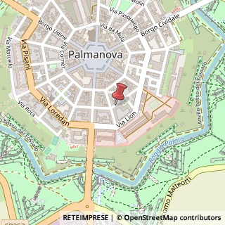 Mappa Via Bandiera Moro, 17, 33057 Palmanova, Udine (Friuli-Venezia Giulia)