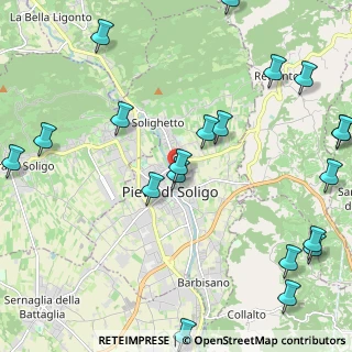 Mappa Via Sartori, 31053 Pieve di Soligo TV, Italia (2.9175)