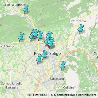 Mappa Via Sartori, 31053 Pieve di Soligo TV, Italia (1.53143)