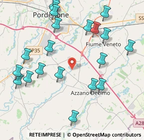 Mappa Via Interna Fiumicino, 33082 Azzano Decimo PN, Italia (4.7405)