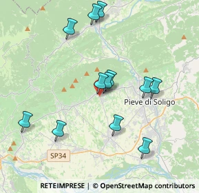 Mappa 31010 Farra di Soligo TV, Italia (3.77917)