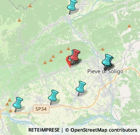 Mappa 31010 Farra di Soligo TV, Italia (3.45818)
