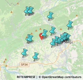 Mappa 31010 Farra di Soligo TV, Italia (3.64526)