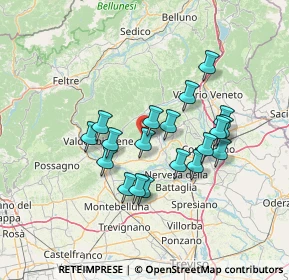 Mappa 31010 Farra di Soligo TV, Italia (11.79842)