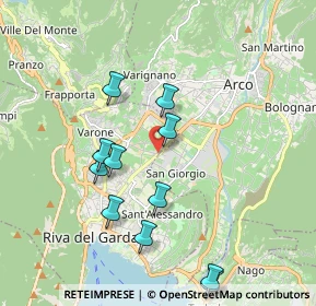 Mappa Localtià S. Tomaso, 38066 Riva del Garda TN, Italia (1.92909)