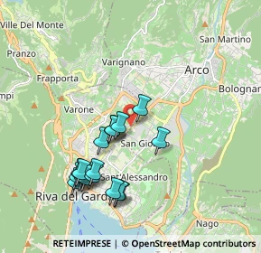 Mappa Localtià S. Tomaso, 38066 Riva del Garda TN, Italia (1.79556)