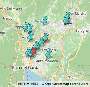 Mappa Localtià S. Tomaso, 38066 Riva del Garda TN, Italia (1.58)