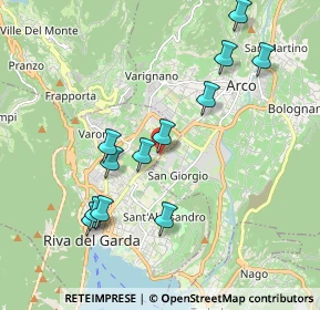 Mappa Localtià S. Tomaso, 38066 Riva del Garda TN, Italia (1.92917)