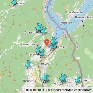 Mappa Via Cuasso, 21050 Porto Ceresio VA, Italia (2.28867)