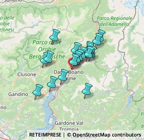 Mappa Via della Tecnica, 25047 Darfo Boario Terme BS, Italia (9.205)