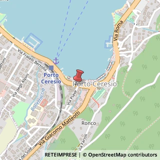 Mappa Via Piave, 8, 21050 Porto Ceresio, Varese (Lombardia)