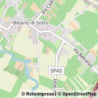 Kaart Godega di Sant'Urbano
