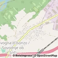 Map Savogna d'Isonzo