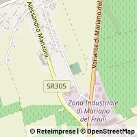 地図 Mariano del Friuli