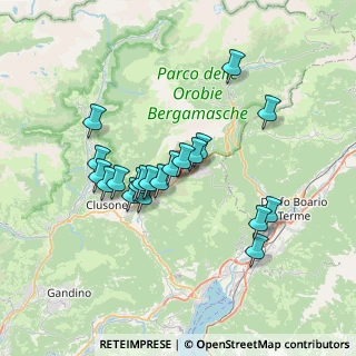 Mappa Via Alessandro Manzoni, 24020 Castione della Presolana BG, Italia (6.054)