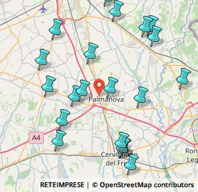 Mappa Via Mazzini, 33057 Palmanova UD, Italia (9.239)