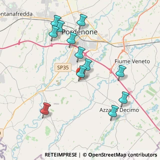 Mappa Via G. Deledda, 33082 Azzano Decimo PN, Italia (4.03667)