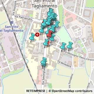 Mappa Via Savorgnano, 33078 San Vito al Tagliamento PN, Italia (0.2)
