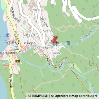 Mappa Via Nosee, 5, 22020 Nesso, Como (Lombardia)