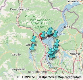 Mappa Via Brera, 28831 Baveno VB, Italia (9.83143)