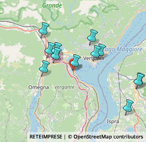 Mappa Via Brera, 28831 Baveno VB, Italia (7.55083)