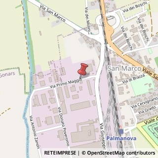 Mappa Via Vittorio Veneto, 1, 33057 Palmanova, Udine (Friuli-Venezia Giulia)