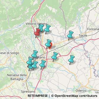 Mappa 31020 San Fior TV, Italia (6.85769)