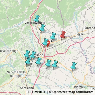 Mappa 31020 San Fior TV, Italia (7.50769)