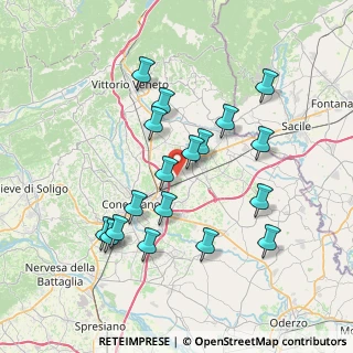 Mappa 31020 San Fior TV, Italia (7.095)