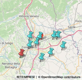 Mappa 31020 San Fior TV, Italia (6.32545)
