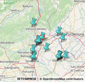 Mappa 31020 San Fior TV, Italia (12.42)