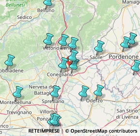 Mappa 31020 San Fior TV, Italia (18.736)