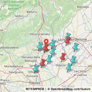 Mappa 31020 San Fior TV, Italia (14.33429)