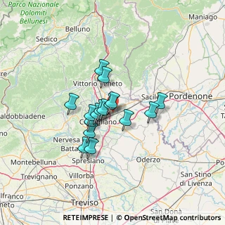 Mappa 31020 San Fior TV, Italia (9.20375)