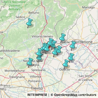 Mappa 31020 San Fior TV, Italia (10.17133)