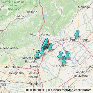 Mappa 31020 San Fior TV, Italia (9.86727)