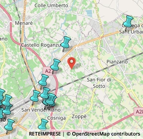 Mappa 31020 San Fior TV, Italia (3.433)