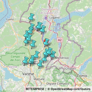 Mappa Via Roma, 21050 Porto Ceresio VA, Italia (6.8565)