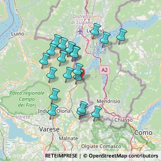 Mappa Via Roma, 21050 Porto Ceresio VA, Italia (6.801)