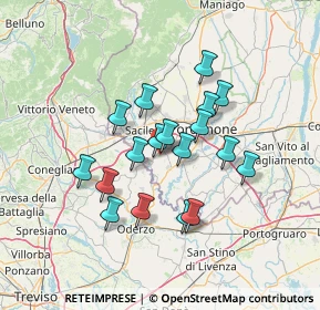 Mappa Via Lino Zanussi, 33070 Brugnera PN, Italia (11.165)