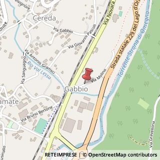Mappa Via Molino, 25, 28881 Casale Corte Cerro, Verbano-Cusio-Ossola (Piemonte)