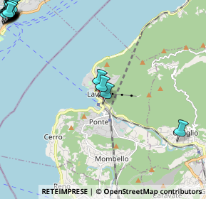 Mappa Via S. Fermo, 21014 Laveno-Mombello VA, Italia (3.9165)