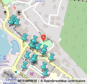 Mappa Via S. Fermo, 21014 Laveno-Mombello VA, Italia (0.133)