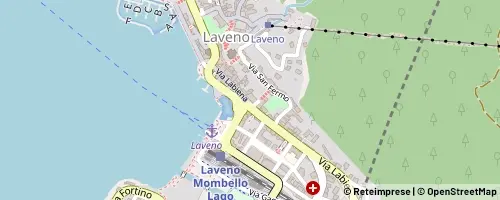 Mappa Laveno-Mombello