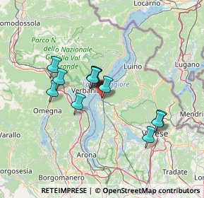 Mappa Lungolago Alessandro Volta, 21014 Laveno-Mombello VA, Italia (11.0825)