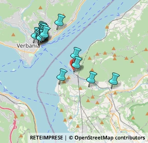 Mappa Lungolago Alessandro Volta, 21014 Laveno-Mombello VA, Italia (4.0365)