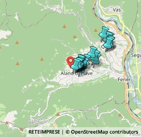 Mappa Via Sorafontana, 32031 Alano di Piave BL, Italia (1.095)