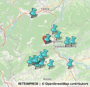 Mappa Via Sorafontana, 32031 Alano di Piave BL, Italia (7.16941)